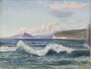 Amandus Adamson Bay of Naples Sweden oil painting artist